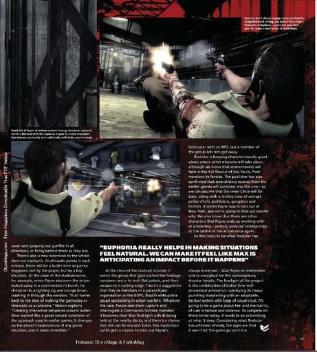 Max Payne 3 - Сканы из журнала EDGE