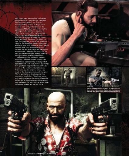 Max Payne 3 - Сканы из журнала EDGE