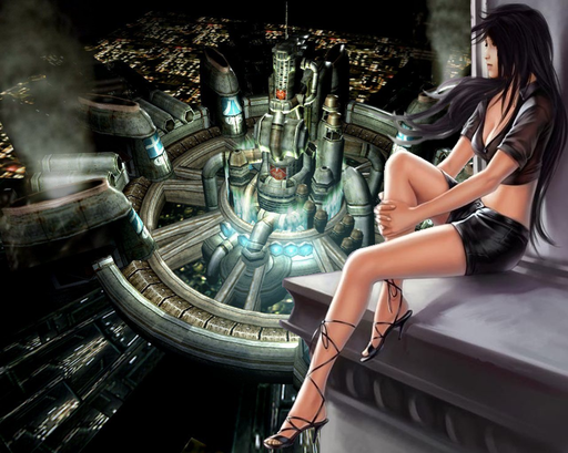 Final Fantasy VII - Подборка фан-арта с Тифой Локхарт