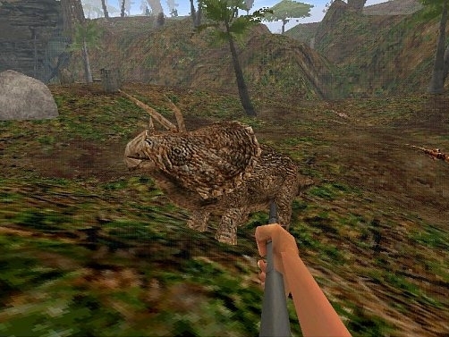 Jurassic Park: Trespasser - Динозавр от мира игр