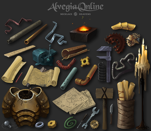 Alvegia Online - Подборка концепт-арта по Альвегии, часть вторая