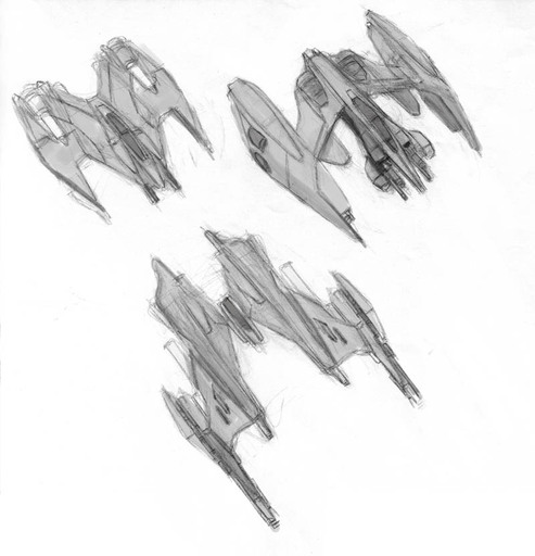 Star Citizen - Star Citizen / Squadron 42. The Vault. Техника. Vanduul Fighter.