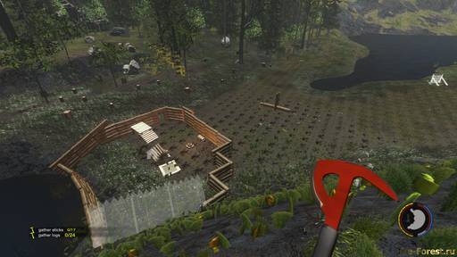 The Forest - Крафт, постройки, карта острова!