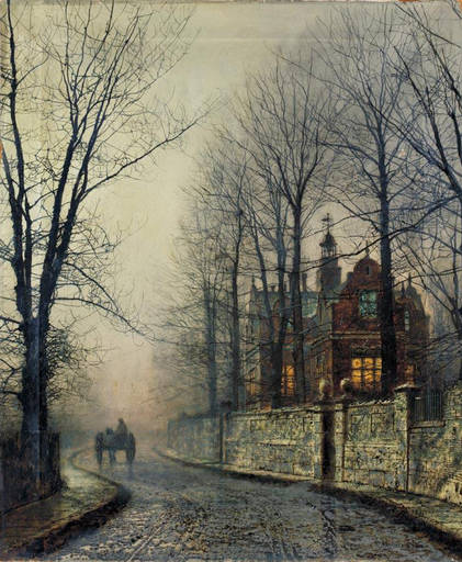 Обо всем - John Atkinson Grimshaw - лирика городских пейзажей Викторианской эпохи